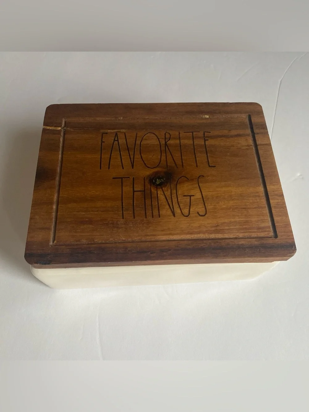 Rae Dunn “Favorite Things” Jewelry Box Ceramic